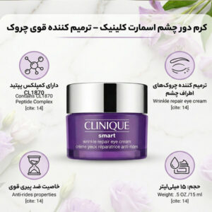 کرم دور چشم ترمیمکننده چروک اسمارت کلینیک